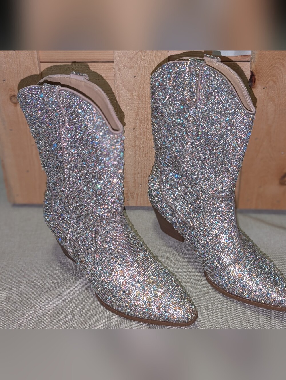 GORGEOUS Cato Rhinestone Cowboy Boots! Brand New! 💎Size 11💎